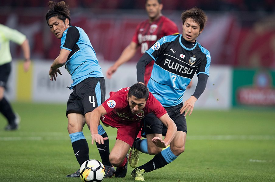 キックオフ直前にGL敗退が決定……。川崎はACLから何かを持ち帰れたか。<Number Web> photograph by Getty Images