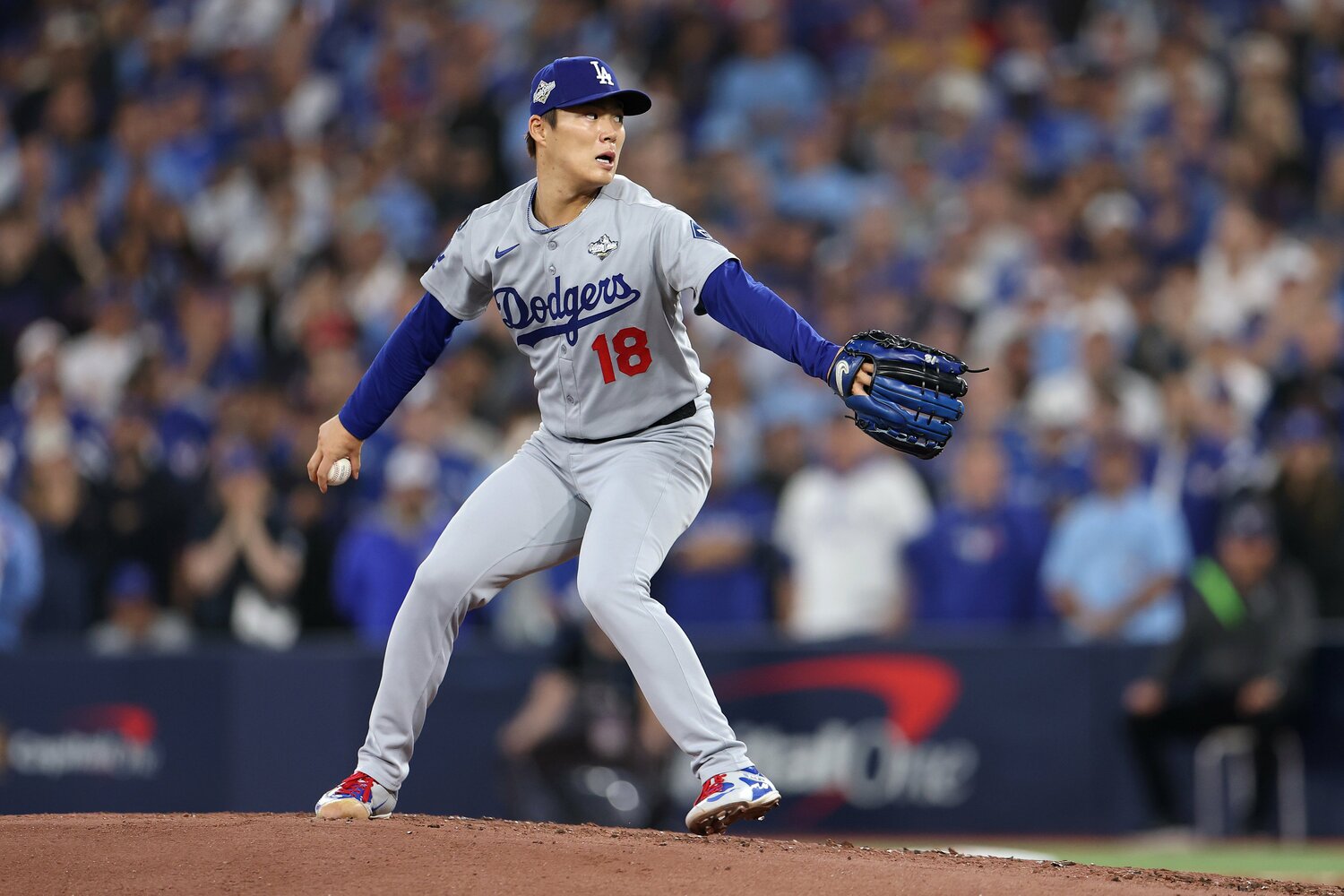 好調をキープする裏で、山本は丁寧なルーティーンを続けていた　©Getty Images