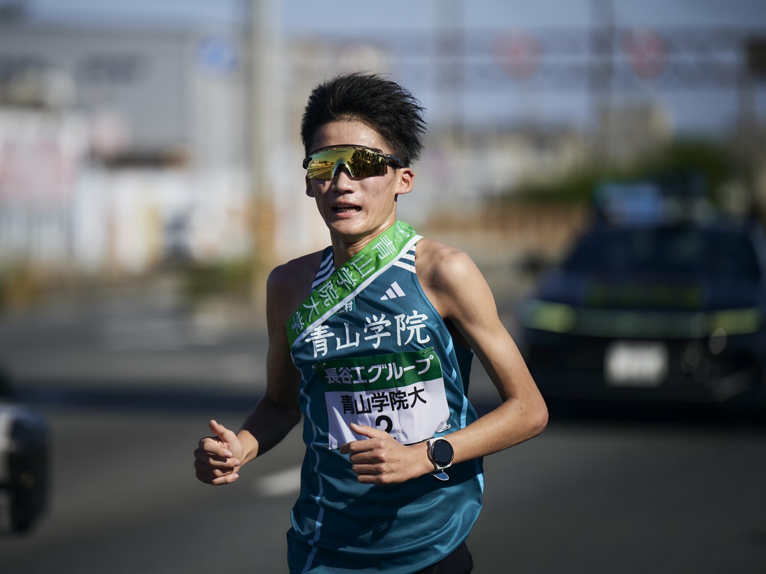 学生三大駅伝デビューとなった昨年11月の全日本大学駅伝では3区を走って区間5位　©︎Yuki Suenaga