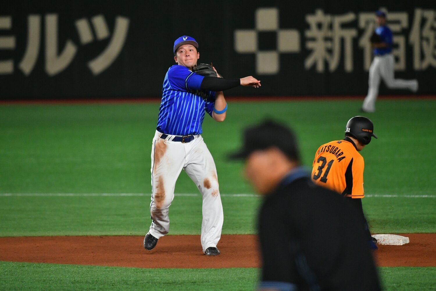 守備ではセカンドを守る　©Hideki Sugiyama