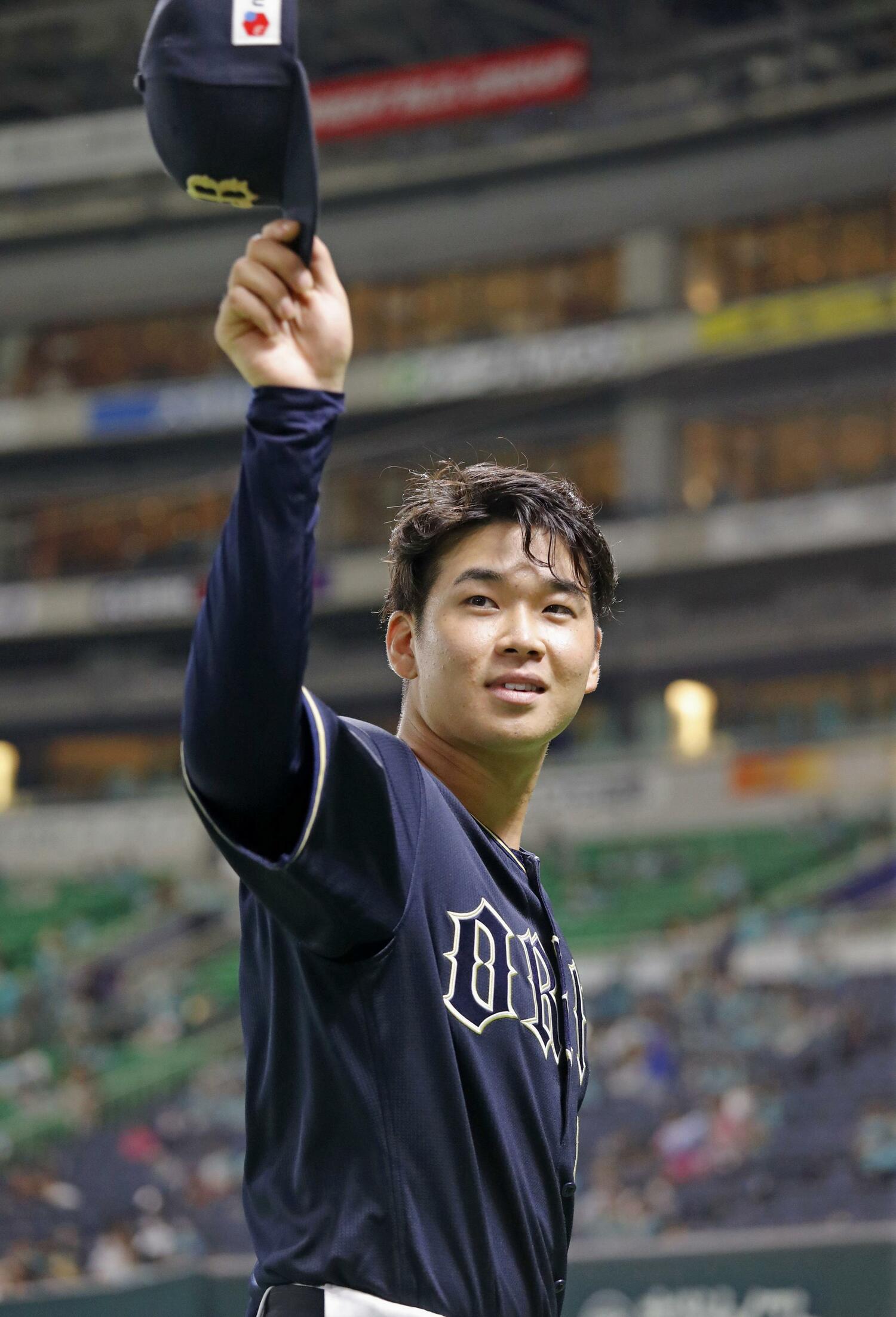 7月17日ソフトバンク戦で7回無失点の好投を見せた山下舜平大。あの決勝以来のペイペイドームのマウンドだった　©︎KYODO