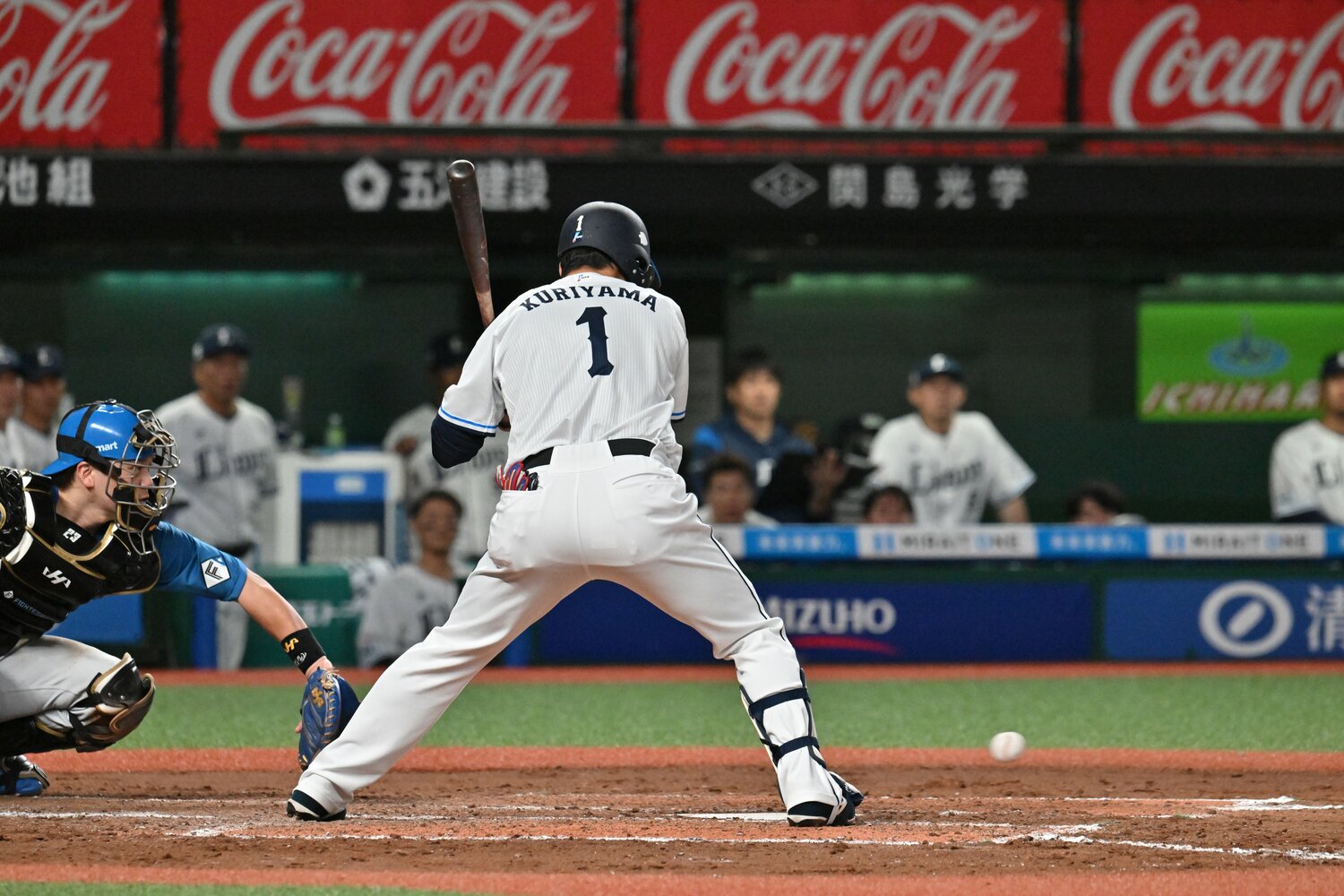 近年は1打席で勝負することが増えていた栗山 ©Hideki Sugiyama