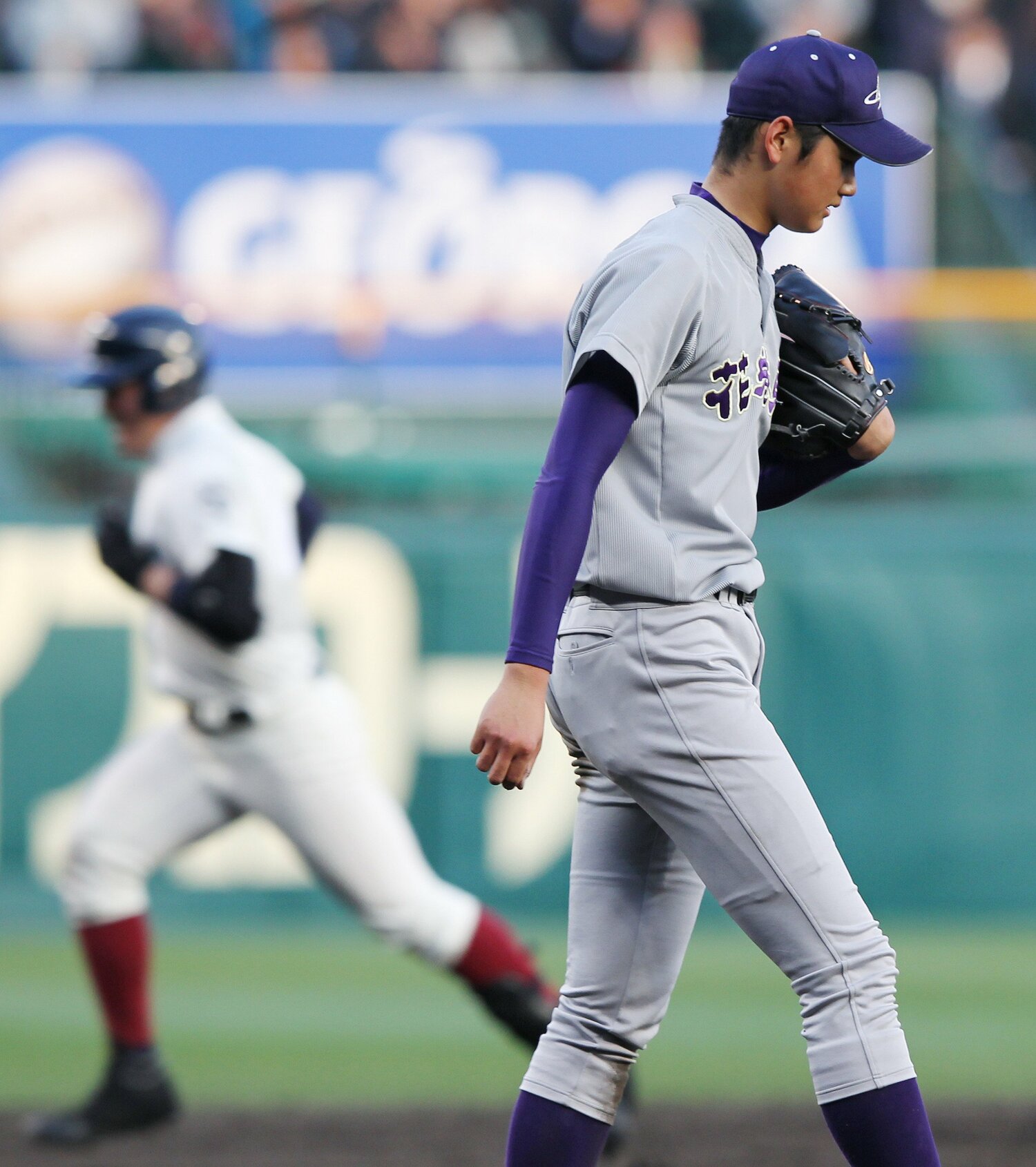 センバツ大阪桐蔭戦での大谷 ©JIJI PRESS