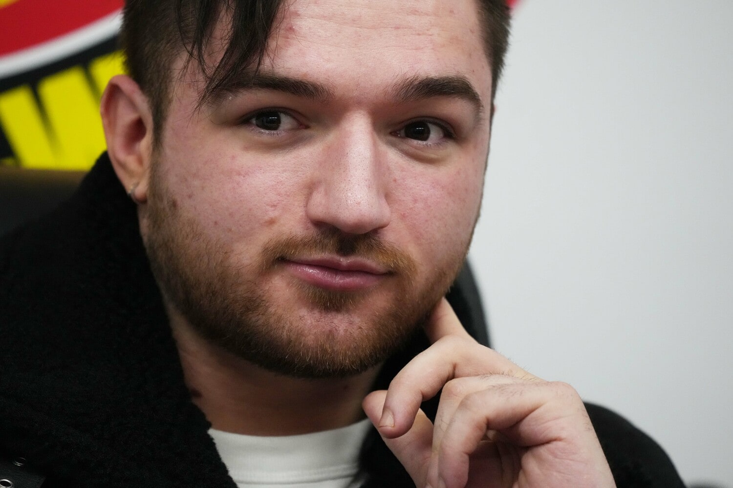 心境を語るカラム・ニューマン。かつては有望なサッカー少年でもあった　©Essei Hara