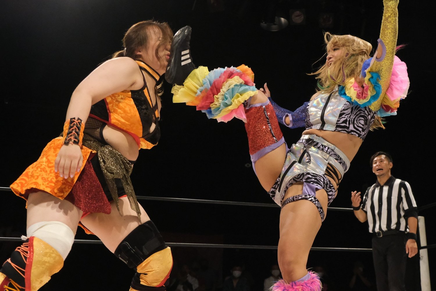 現在シングル王座を保持するSAKI