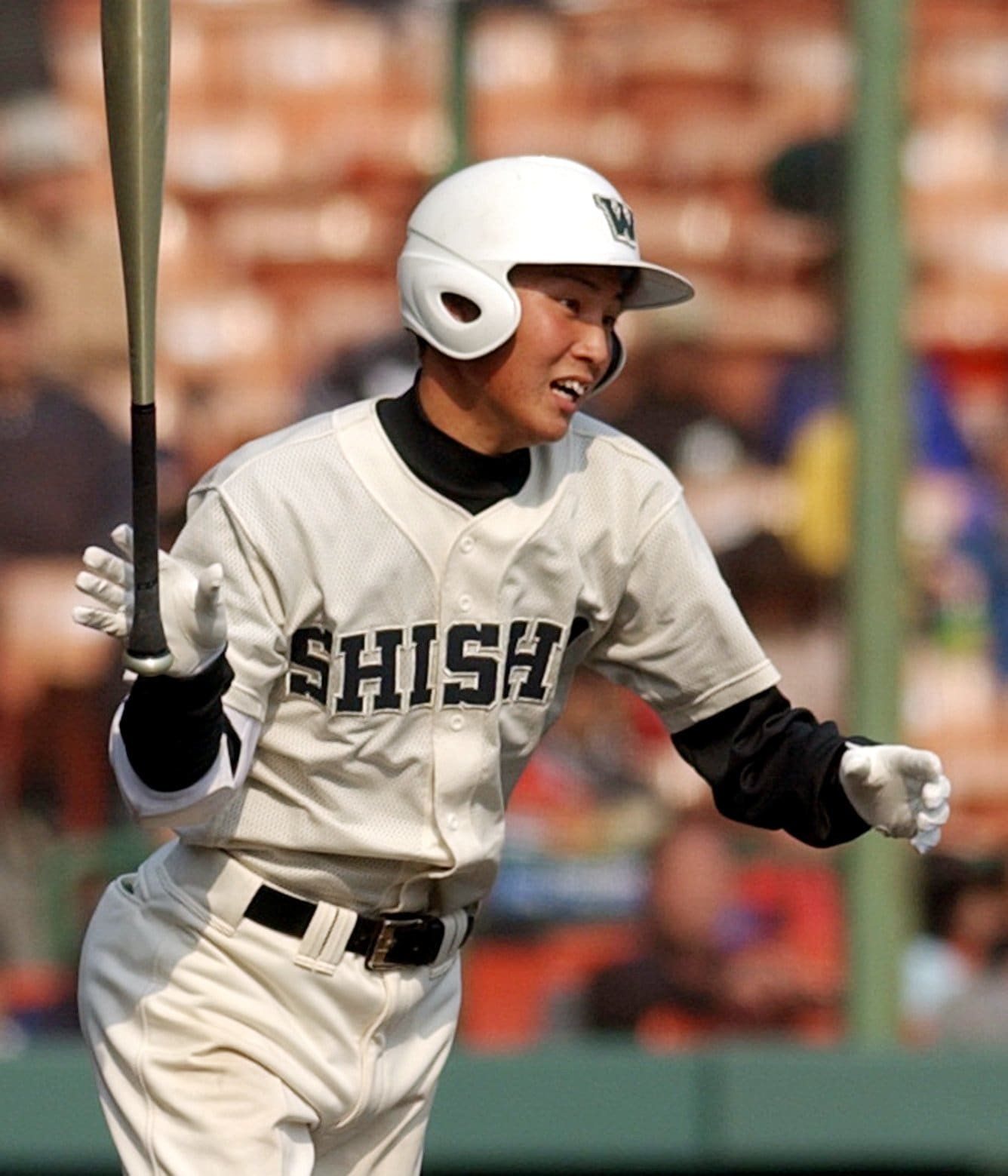 高校時代の川端。ドラフトでは「1巡指名する」と言われていたものの、実現せず ©JIJI PRESS