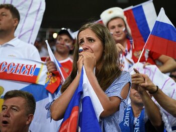 「ロシア代表vs日本代表が実現する日」ロシアがアジア最終予選を戦う可能性は？「ヨーロッパ（UEFA）を脱退する」報道…ロシアの本音を探る＜Number Web＞ photograph by Getty Images