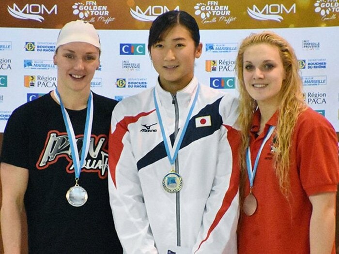 池江璃花子、リオ後1年での急成長。泳ぎに泳いで見え始めた世界の頂点。＜Number Web＞ photograph by Kyodo News