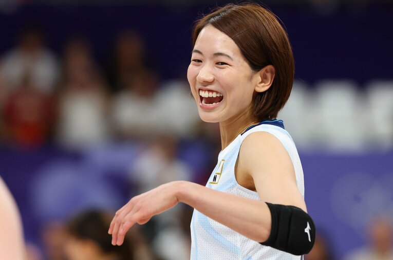 パリ五輪を最後に引退を表明した古賀紗理那（28歳） ／ photograph by YUTAKA/AFLO SPORT