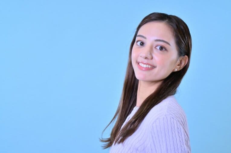 新体操団体「フェアリージャパン」でロンドン五輪に出場したサイード横田仁奈さん。現在はスポーツ事業を展開する会社で働く一児の母だ ／ photograph by Hideki Sugiyama