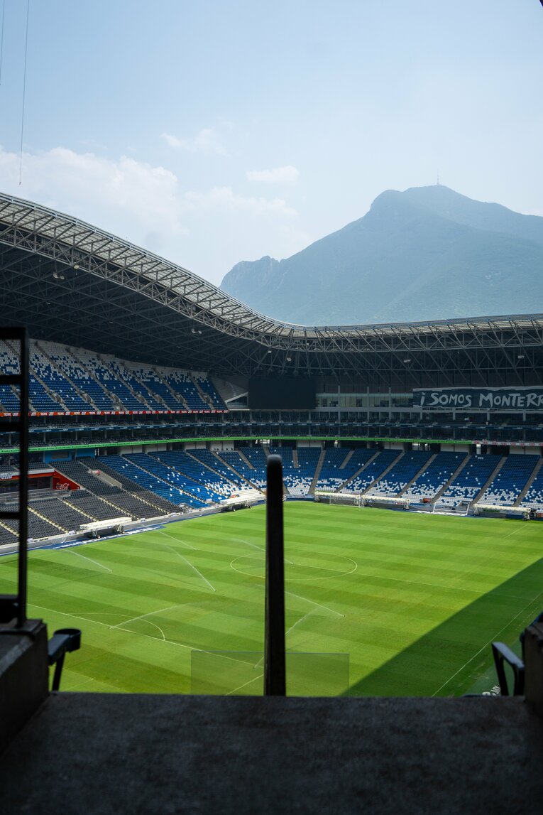 チュニジア戦の会場となるエスタディオ・モンテレイ　©️Ciudad de Monterrey