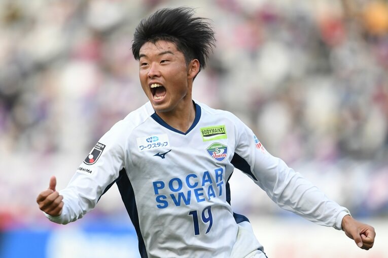 FC東京戦で追加点を決め、勝ち点3を手繰り寄せた垣田裕暉。36試合に出場してチーム最多の8得点を記録した