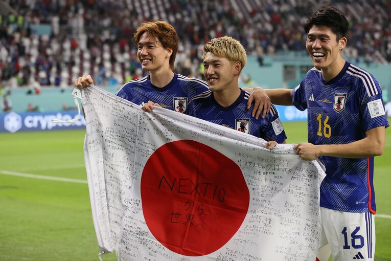 板倉滉、堂安律、冨安健洋（カタールW杯）　©︎JMPA