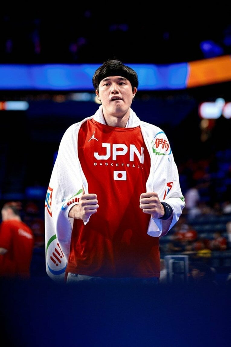 W杯フィンランド戦の渡邊雄太　©FIBA