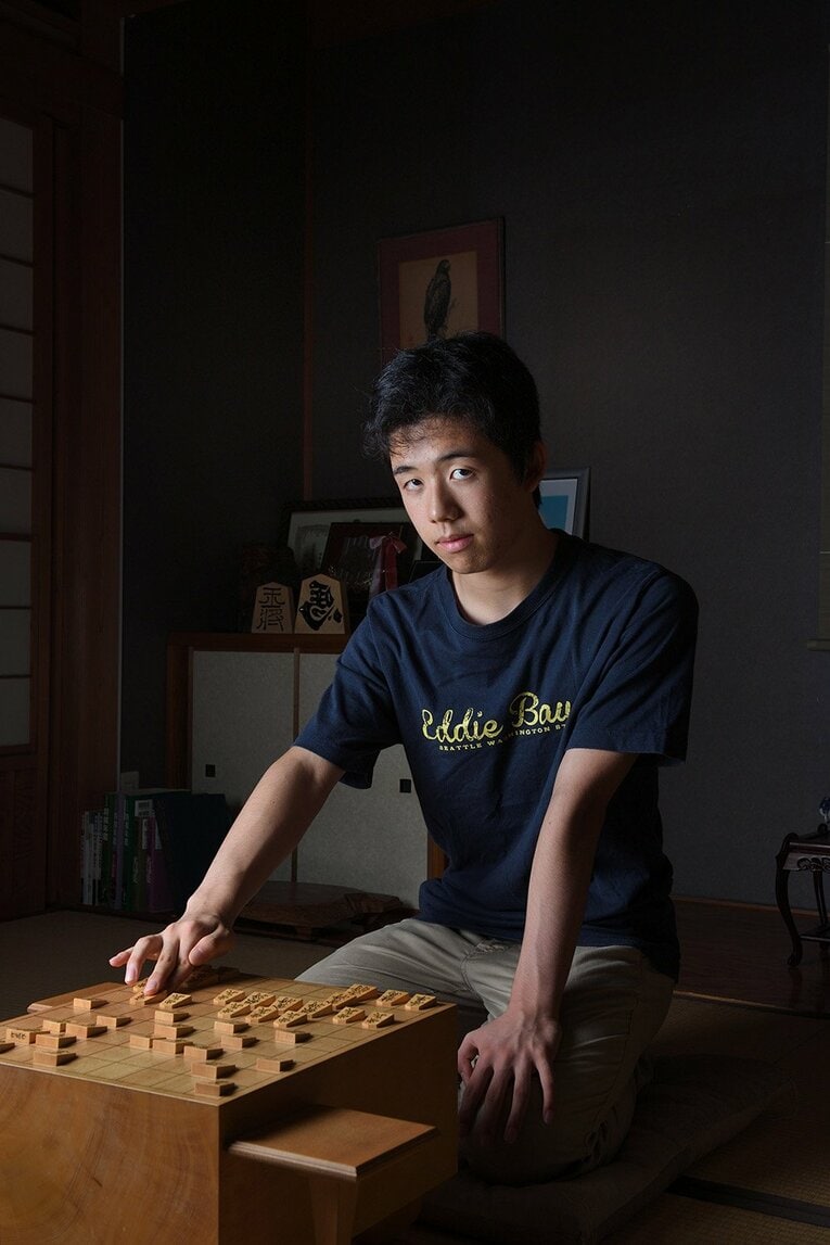 史上最年少棋士としてデビューした当時 ／ photograph by Keiji Ishikawa