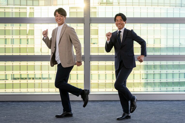 アナウンサーの立場を超え、箱根駅伝への熱い思いを語ったふたり ／ photograph by Shiro Miyake