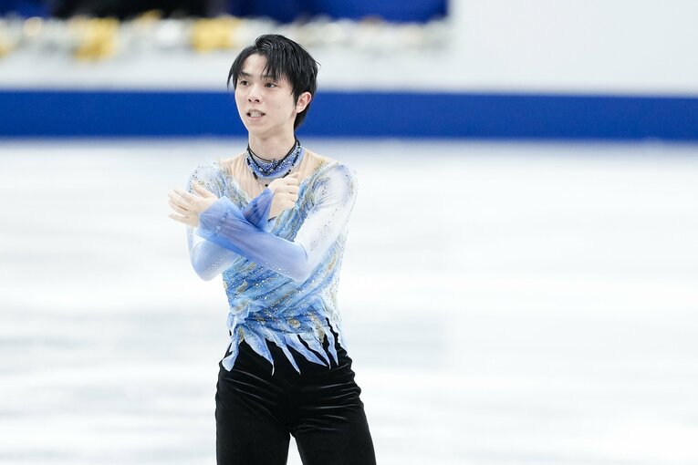 2021-2022シーズンのショートプラグラム『序奏とロンド・カプリチオーソ』　©Asami Enomoto