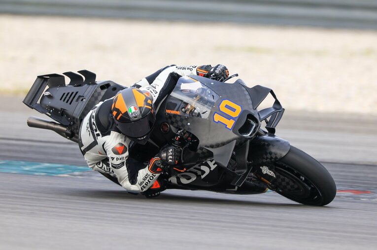 ホンダに移籍したルカ・マローニも精力的にテストをこなした　©Satoshi Endo