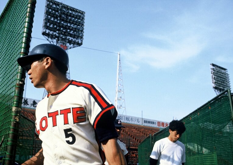 ロッテ時代の高橋慶彦　©BUNGEISHUNJU