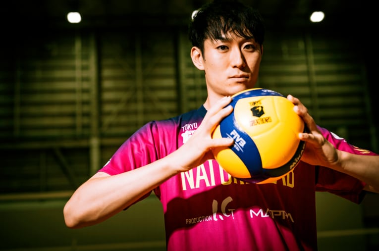 男子バレー五輪メンバーの選考について言及した柳田将洋（東京グレートベアーズ）。東京五輪では落選を経験しただけに、その言葉は重い（2023年撮影） ／ photograph by Kiichi Matsumoto