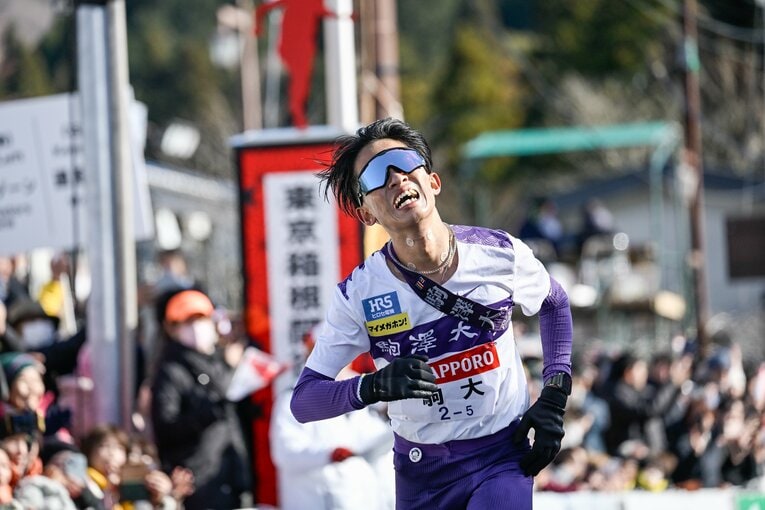 【2026箱根駅伝】駒澤大の安原は「ぶっつけ本番」で5区に挑んだが　©Nanae Suzuki