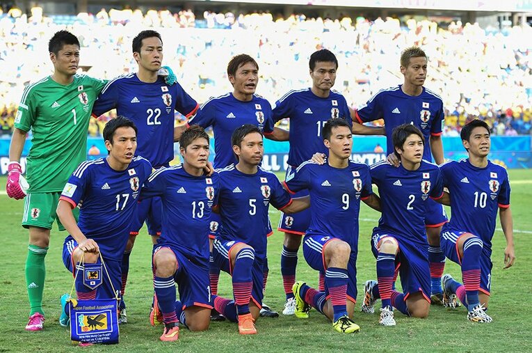 2014ブラジルW杯コロンビア戦スタメン ／ photograph by Koki Nagahama/JMPA