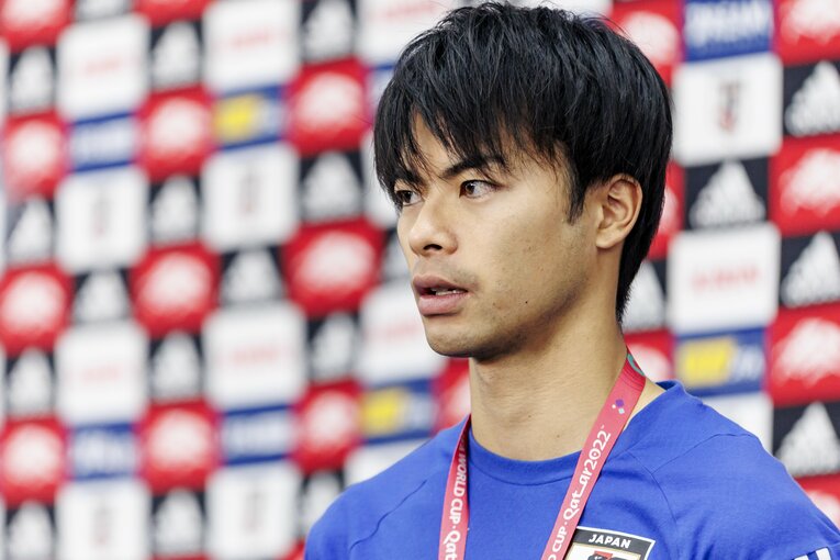クロアチア戦翌日の会見　©Kiichi Matsumoto/JMPA