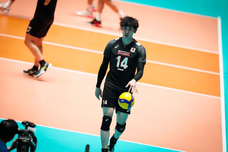 石川祐希（パリ五輪予選トルコ戦）©︎FIVB