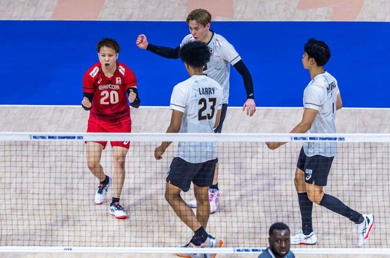 バレーボール世界選手権・カナダ戦　©︎Volleyball World