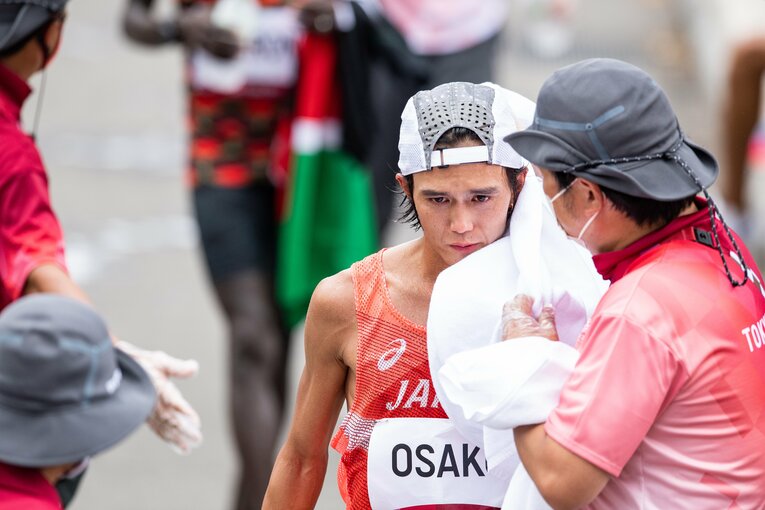 東京五輪、マラソンで6位入賞を果たした大迫傑　©︎Nanae Suzuki/JMPA