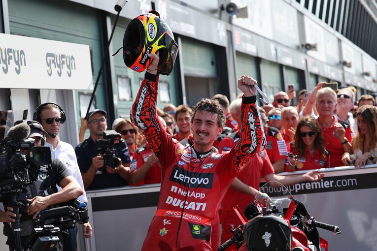 サンマリノGPのバニャイア　photograph by Satoshi Endo