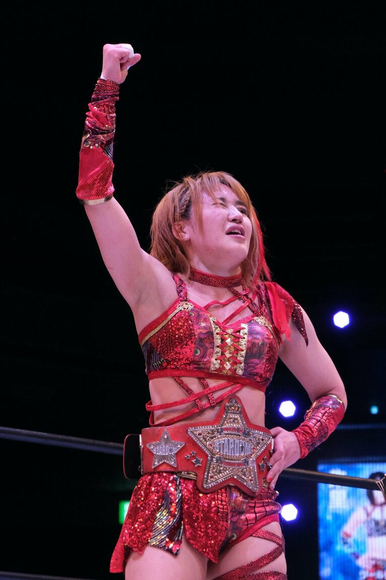 「女子プロレスを背負って立つ」スターダム王者・朱里が語る“朱いベルト”への思い…岩谷麻優戦で「ドローは絶対に嫌だった」理由とは？(67)