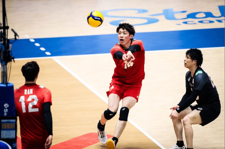 2023年ネーションズリーグ イラン戦　©︎FIVB
