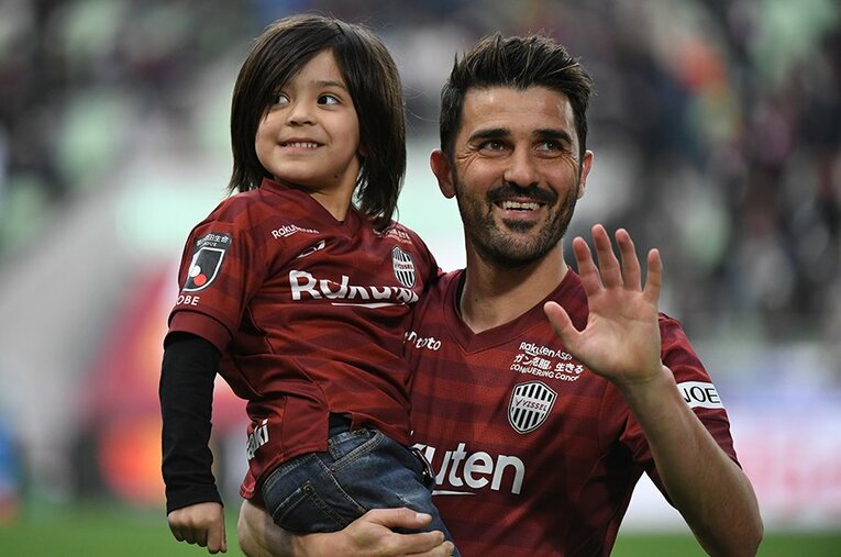 電撃引退を発表したビジャ。Jリーグでも多くのゴールで観客を魅了してくれた。 ／ photograph by Getty Images