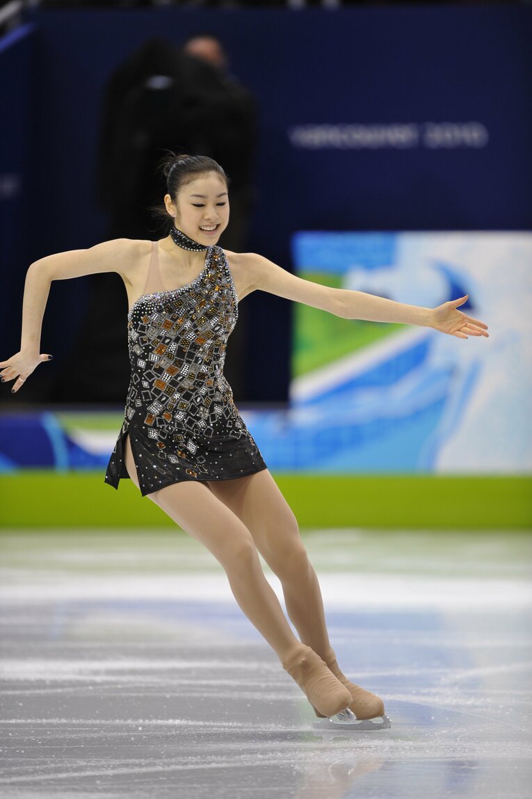 バンクーバー五輪で金メダルを獲得したキム・ヨナの演技　©JMPA