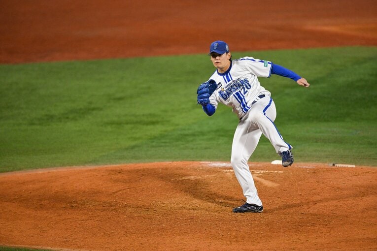 浜地と同郷の先輩、福岡市西区「横浜」生まれの坂本裕哉27歳　©Nanae Suzuki
