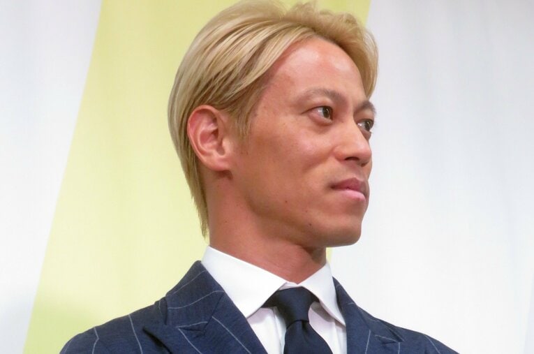 本田圭佑は今回のワールドカップ中継で、地上波放送の解説を担当する ／ photograph by Kiichi Matsumoto/JMPA