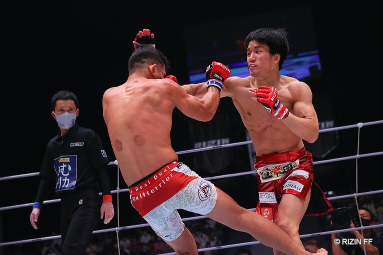 9月19日の朝倉海vsヤマニハ　©RIZIN FF