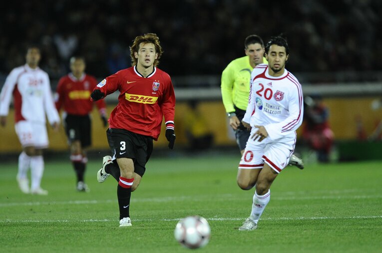 07年クラブW杯の細貝萌　©Takuya Sugiyama