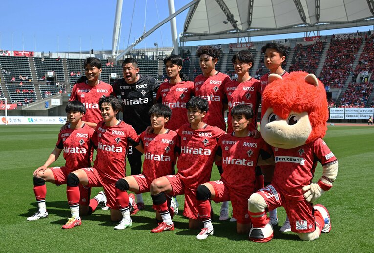「得失点差1」の差でJ3に降格となったロアッソ熊本　©Tetsuichi Utsunomiya