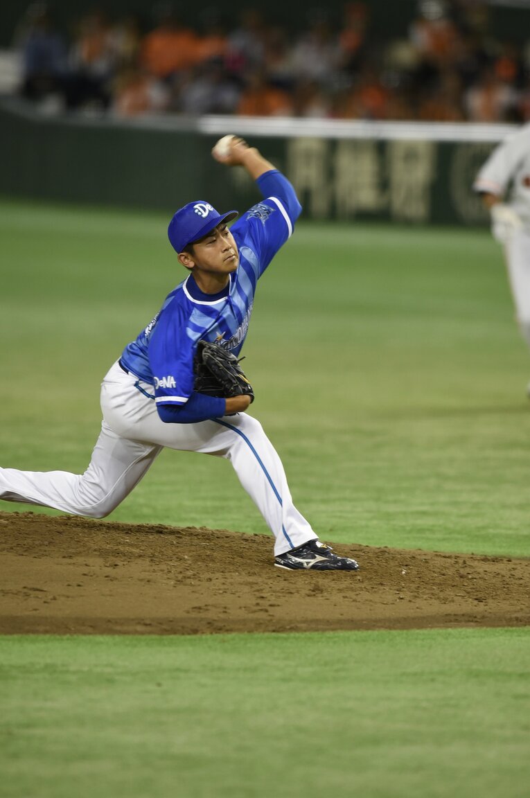 2016年CS第1ステージに登板した今永　©Hideki Sugiyama