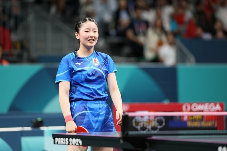 「張本の表情が明るくなった…」敗れるも激戦だった中国との決勝…現地カット20枚超　©JMPA