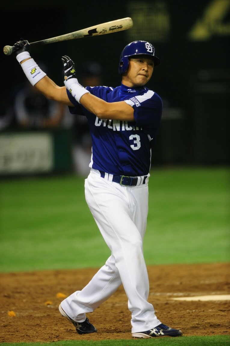 現役時代の立浪　©Sports Graphic Number