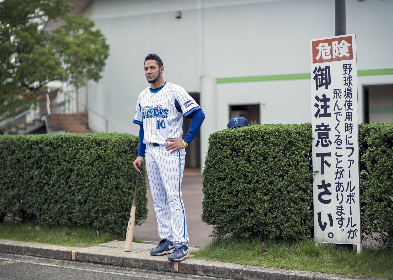 2014年、DeNA時代のグリエル。加入時には大きな話題となった　©Takuya Sugiyama