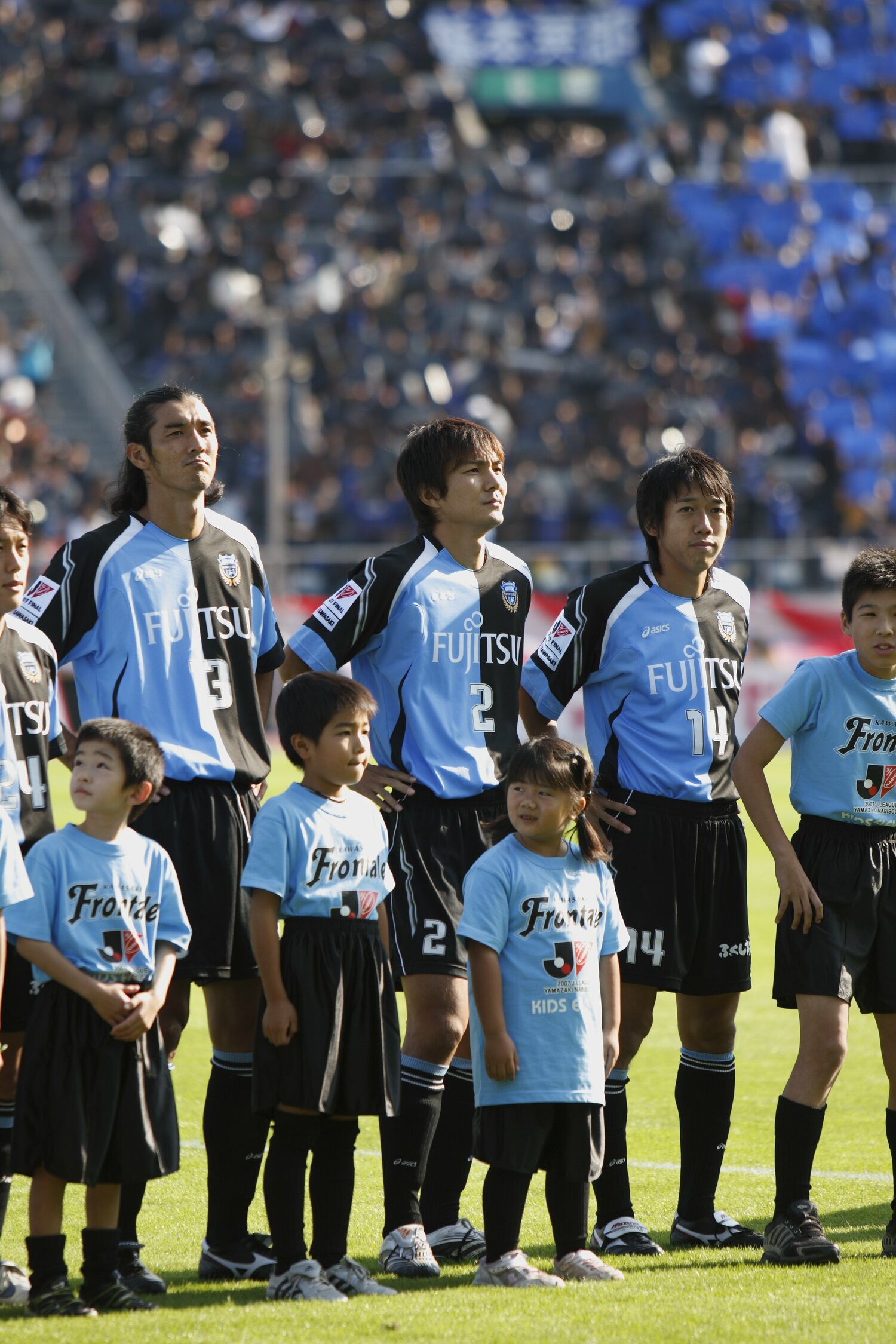 伊藤宏樹・寺田周平ら2000年代のフロンターレを支えた選手もまた、企画に協力的だ　©Shigeki Yamamoto