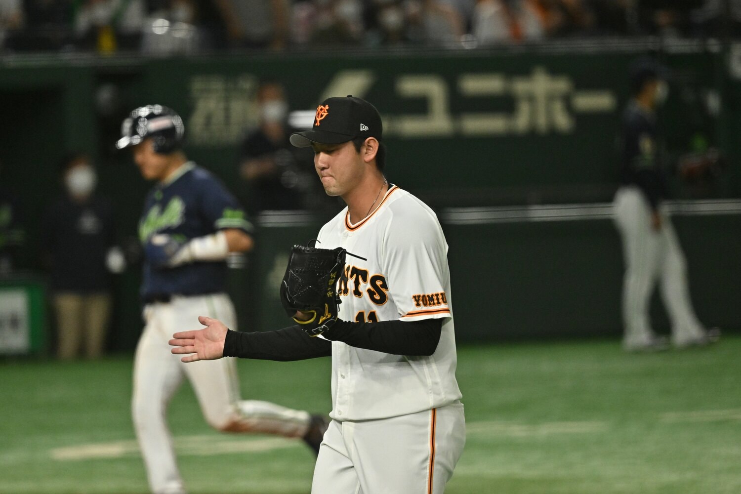 今季45試合に登板、4勝4敗9ホールド、防御率3.46の平内 ©︎Hideki Sugiyama