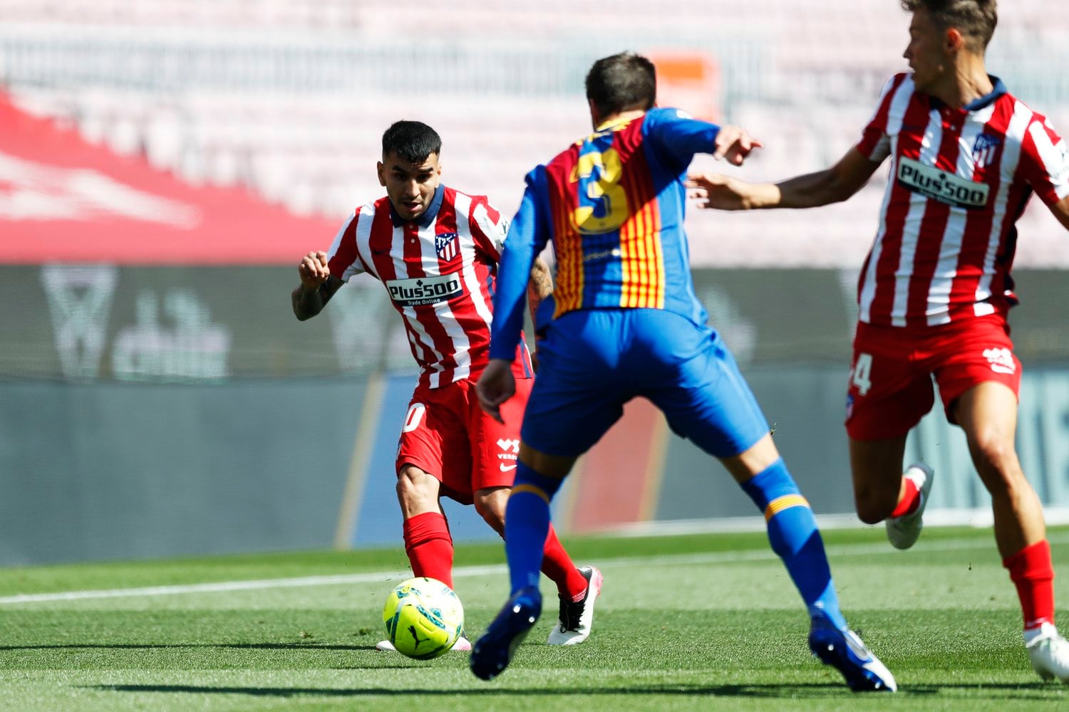 首位アトレティコの連動した攻撃©Daisuke Nakashima