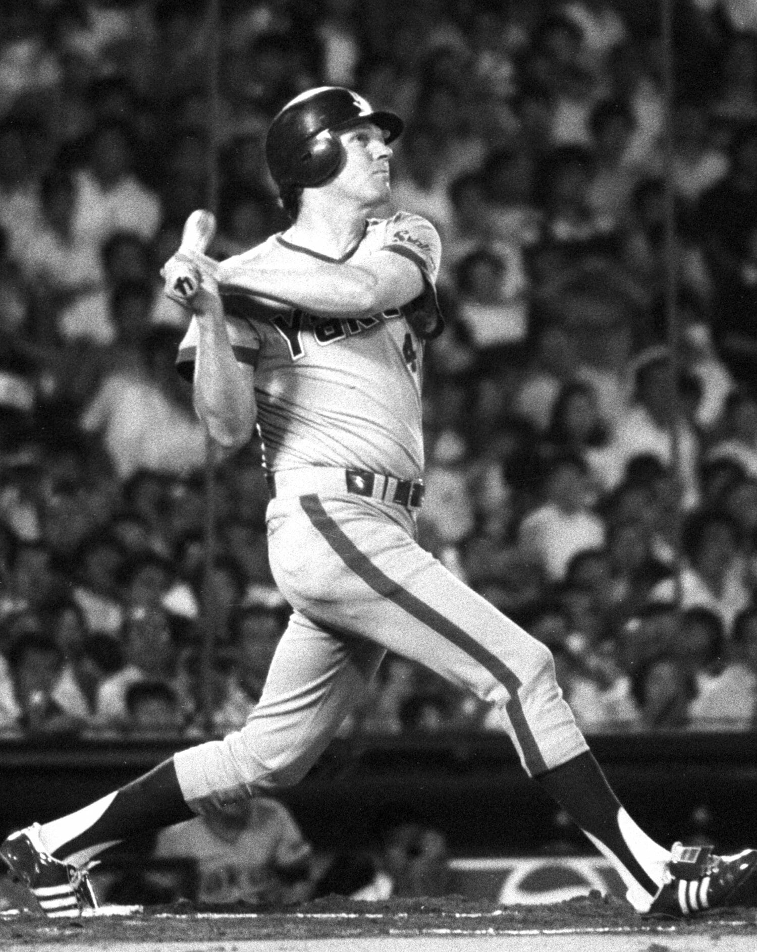 1978年のマニエル。同年は39本塁打をマークし、日本一に大きく貢献した　©KYODO