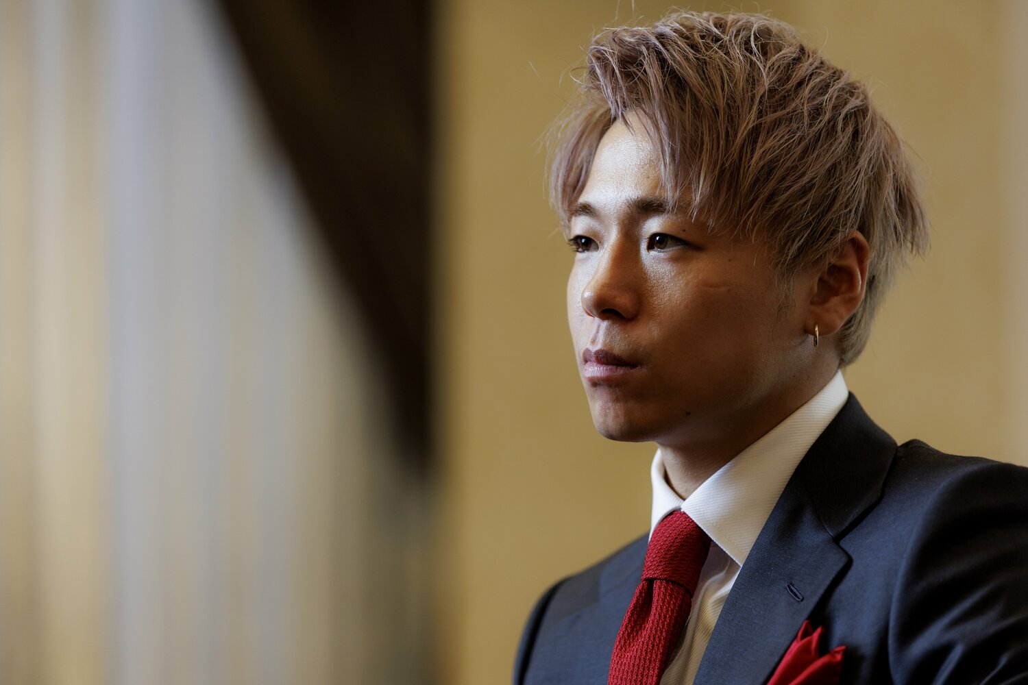 単独インタビューに答える武尊　©Kiichi Matsumoto