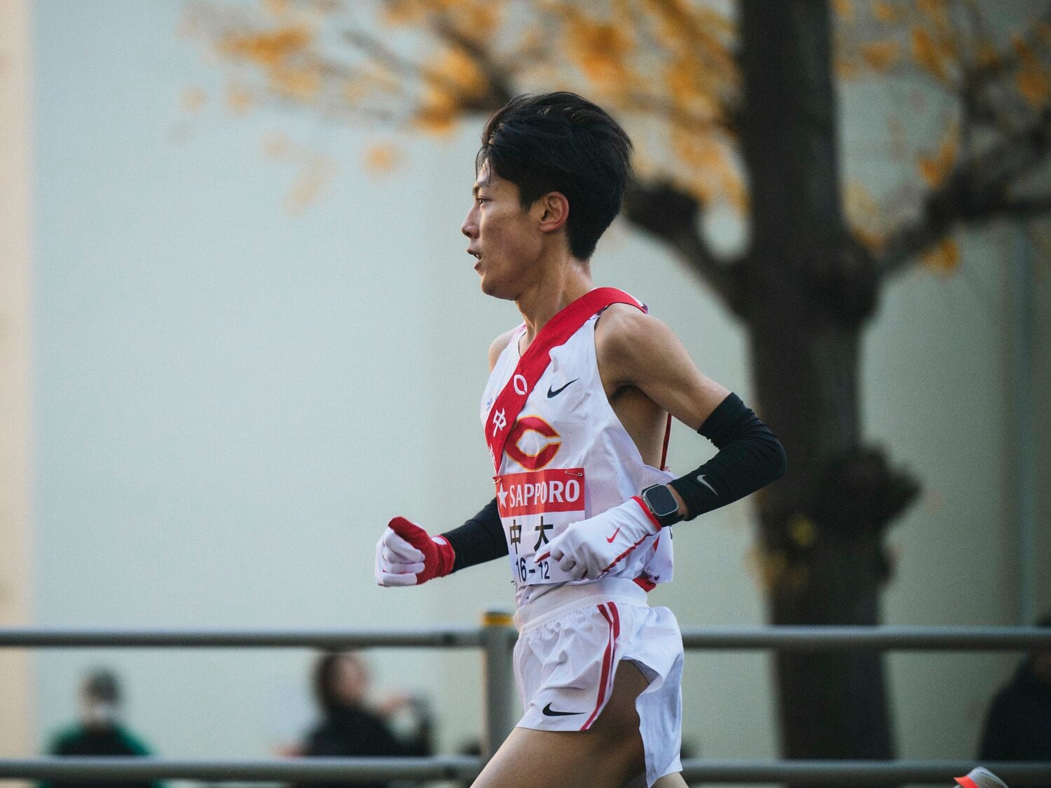 榎木監督は中大・吉居駿恭の1区投入までは読んでいたが、ここまでの独走は計算外だったという　©Yuki Suenaga